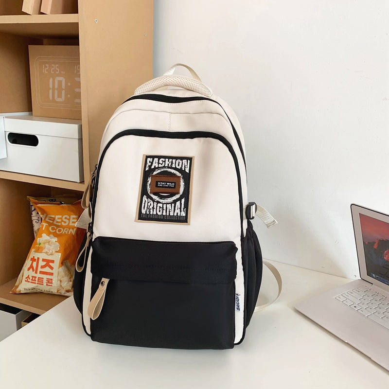 Factory direct backpack: stylish, lightweight, high-capacity, durable, and scratch-resistant backpack for middle school students