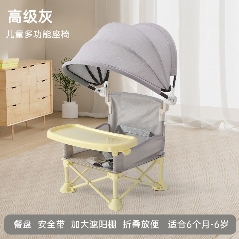 Baby Small Dining Chair Convenient Foldable Children's Outdoor Beach Chair Picnic Dining Chair Camping Chair Baby Seaside Chair