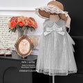 Girls' dress  summer new arrival sequin fairy vest dress suspender princess dress