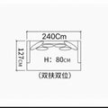 Amazon's same style accessible luxury fabric sofa living room for home reception l-shaped block free combination lazy sofa