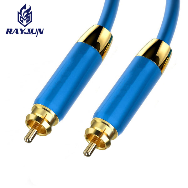 RCA lotus cable, male-to-male audio cable, coaxial audio output cable, audio power amplifier mixer cable