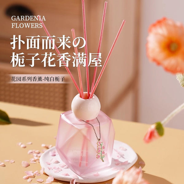 Wimpez Gardenia Aromatherapy Indoor Home Long-lasting Premium Bedroom Fireless Fragrance Essential Oil Living Room Deodorant Perfume