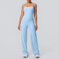 High-waisted, butt-lifting, cloud-soft, quick-drying yoga set featuring a sexy camisole and racerback design. perfect for outdoor activities, casual wear, running, and fitness