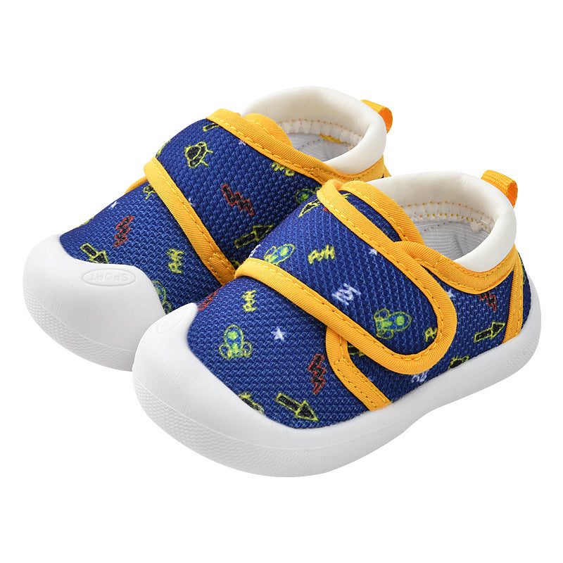 Toddler shoes for baby boys 0-1-3 years old, infant shoes for spring and autumn, soft sole, non-slip, breathable, and secure fit for baby girls