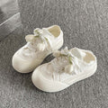 Two-way slip-on chunky sole canvas sneakers for women, 2026 new spring and autumn style, student white sneakers, bread shoes for women