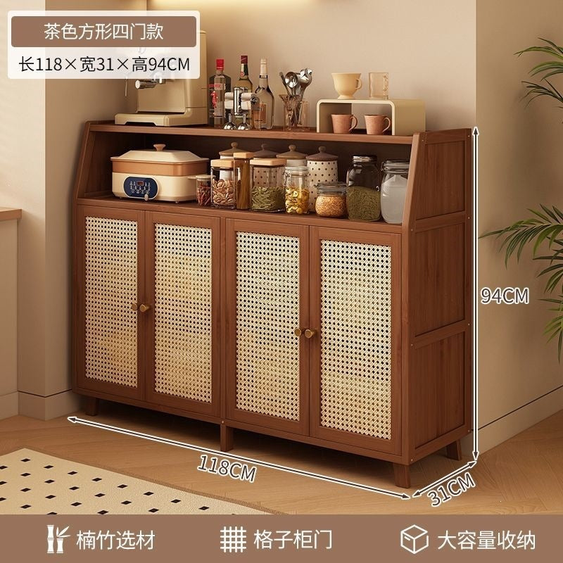 Entrance hall cabinet for home sideboard living room wall-mounted tea cabinet side cabinet multi-functional kitchenware storage rack