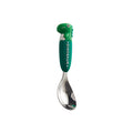 New creative cartoon dinosaur soft-handled children's coin-shaped spoon, cute style stainless steel spoon, student tableware wholesale