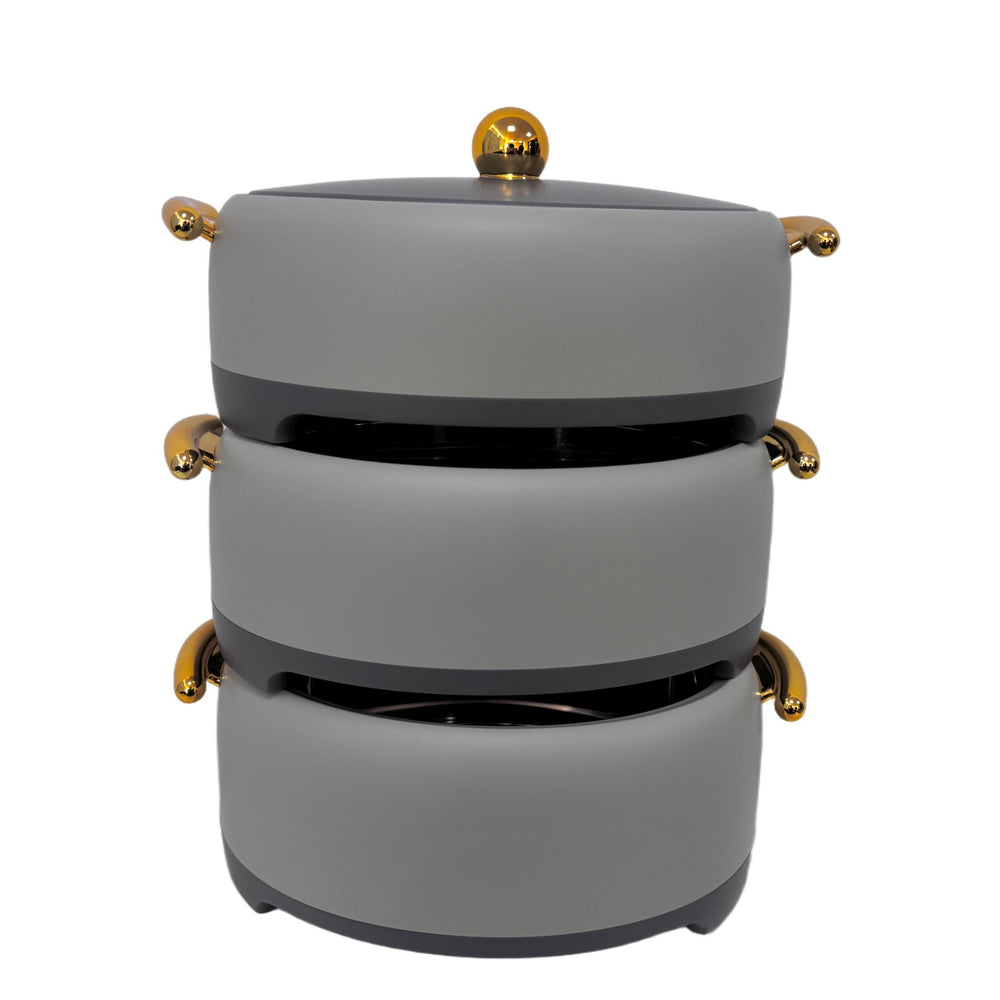 Food warmer container factory price direct salesexport egg-shaped high-leg thermal insulation box 2l-2.5l-3l