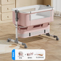 Upgrade - latex coconut palm mattress [pink - standard] naked bed + storage basket
