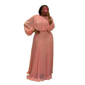 European and american cross-border women's fashion  summer new arrival: elegant and chic puff sleeve ruched blouse and midi skirt set