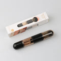 Six-in-one portable telescopic makeup brush, soft bristle blush, eye shadow brush, powder bottom brush, beauty tool, complete set of makeup brushes