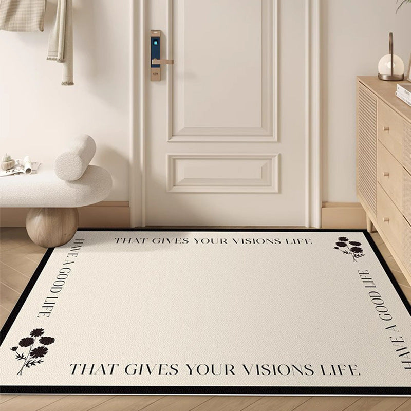 Entryway door mat: premium, customizable, low-maintenance, home-use, trendy, stain-resistant, thickened, non-slip doormat