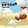 Snoopy kids' water bottle - summer heat-resistant straw cup, portable large capacity food-grade cup for students, girls' coffee mug