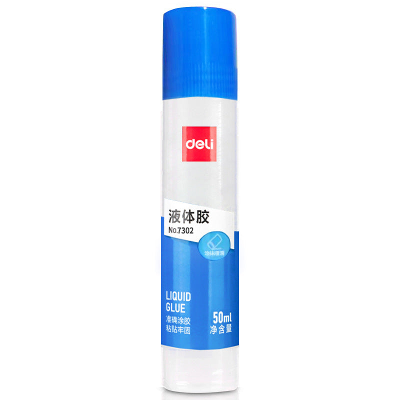 Deli liquid glue student handmade DIY glue large capacity office stationery barrel liquid glue wholesale