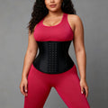 9-bone fashion cross-border [long in front and short in back] latex body shaping and abdominal tightening girdle sports shaping fitness girdle for women