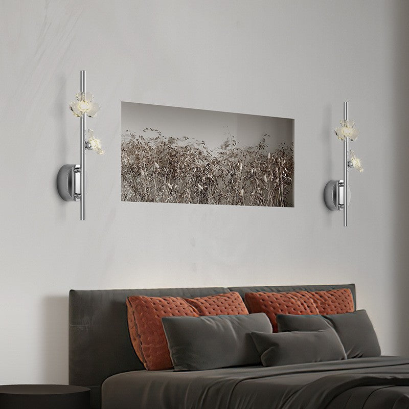 Wall lamp light luxury personality creative bedroom led bedside lamp Nordic simple modern living room TV series background wall lamp