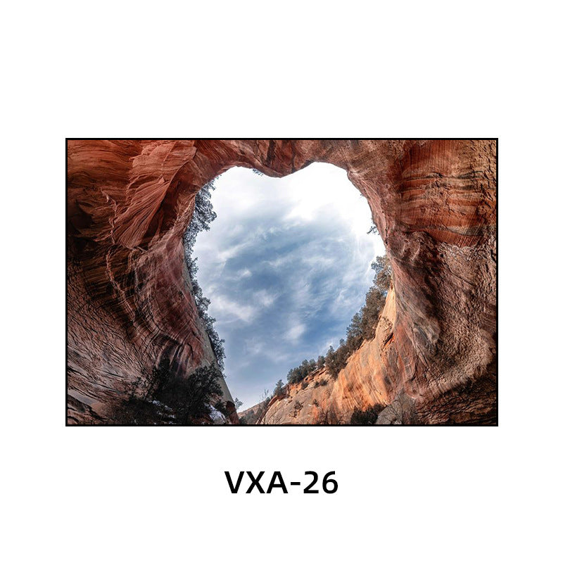 陕西装饰画西安长安古城风景建筑面馆挂画美食餐厅饭店包厢壁画