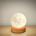 Desk lamp bedside lamp moon lamp moon ins girl gift atmosphere lamp romantic bedroom rechargeable night light 5u