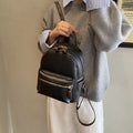 2025 new women's backpack - minimalist chic nylon backpack for travel, college style, and trendy fashion