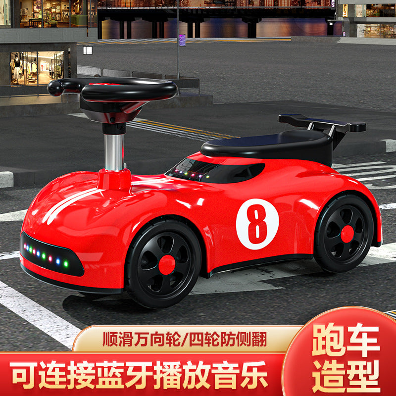 New children's scooter 3-7 year old boys and girls can take a four-wheeled silent yo-yo car to prevent rollover New Year's gift