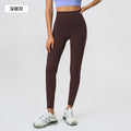 Naked feeling shaping yoga pants women's tummy control slimming peach lift cropped leggings tight outerwear workout fitness pants d25085