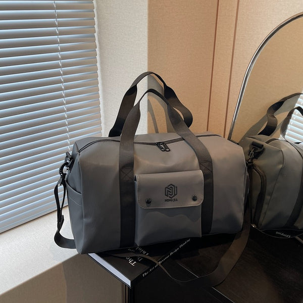 Unisex large-capacity storage bag dry and wet separation portable fitness bag front bag  wholesale