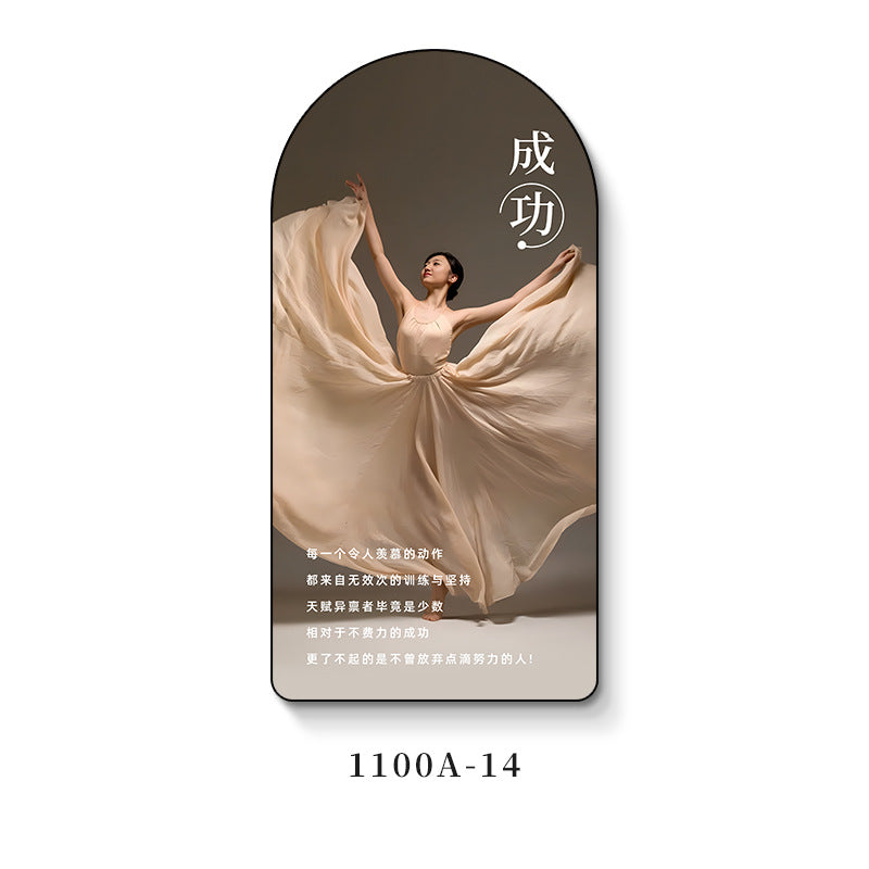 Ballet room wall decoration painting girl dance studio inspirational casual painting art training class institution wall painting