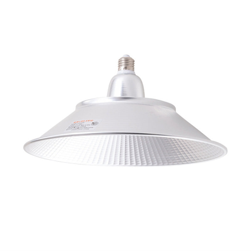 E27 screw high bay light e27 bulb waterproof super bright factory workshop three-proof light lighting flying saucer light