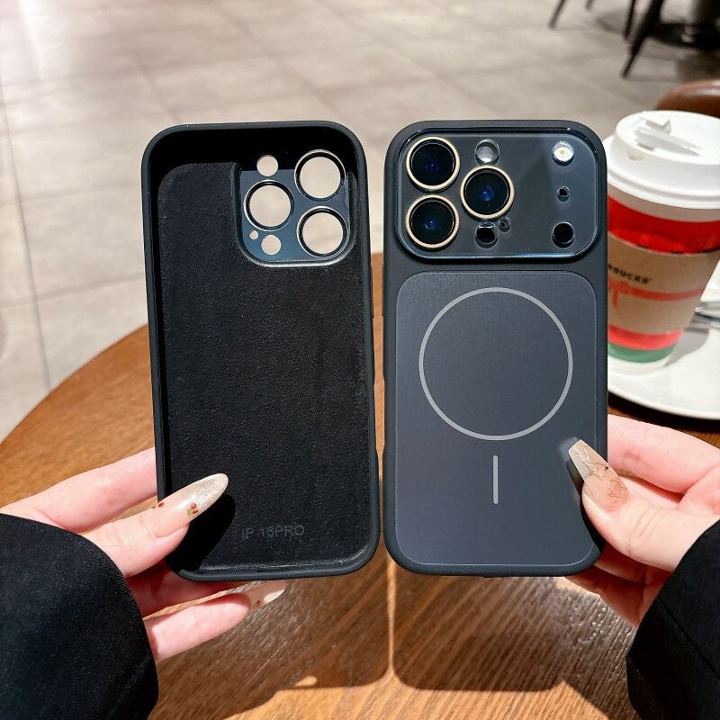 Crystal lens wide view silicone case - cross-border compatible apple 17 pro max phone case - apple 16 instantly transforms to 17 case