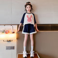 Girls' summer outfit  new trendy summer clothes kids casual children's wear girls' big kids stylish sportswear summer style