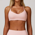 brushed yoga bra women's tight back fitness yoga clothes running exercise sports intimatessummer5061
