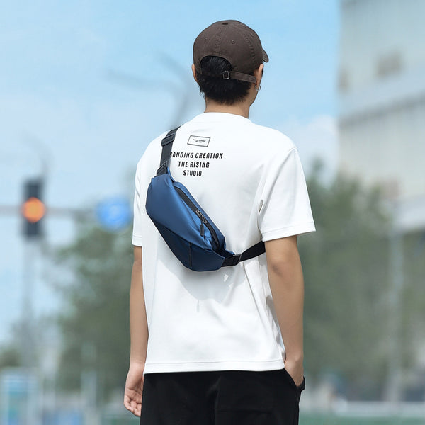 Men's breast bag diagonal shoulder backpack men's travel messenger bag men's breast bag boys commuter bag men's shoulder bag