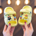 new eva slippers - summer cartoon cute non-slip indoor bath thick-soled slippers - baby sandals