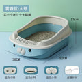Cat litter box deodorizing filter cat supplies complete range of oblique turnover boxes cat litter box cat litter box extra large durable cheap