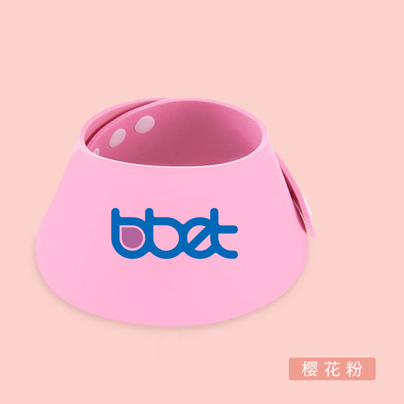Baby bath visor - adjustable, thickened shampoo cap for kids - waterproof, ear-protecting, water-resistant shampoo visor - customizable