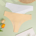 foreign trade ice silk seamless anti-embarrassment low-waist underwear sports yoga anti-embarrassment line underwear for women  new style