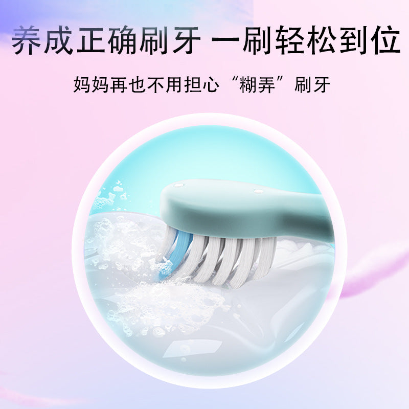 Fun electric toothbrush for kids (ages 6-12) - soft bristles, gum protection, 5 speeds, waterproof, automatic sonic charging - wholesale