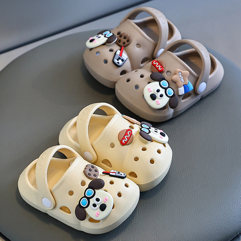 Eva kids' clogs - summer cartoon cute soft sole non-slip slippers for baby girls and boys, perfect for first walkers and toddlers