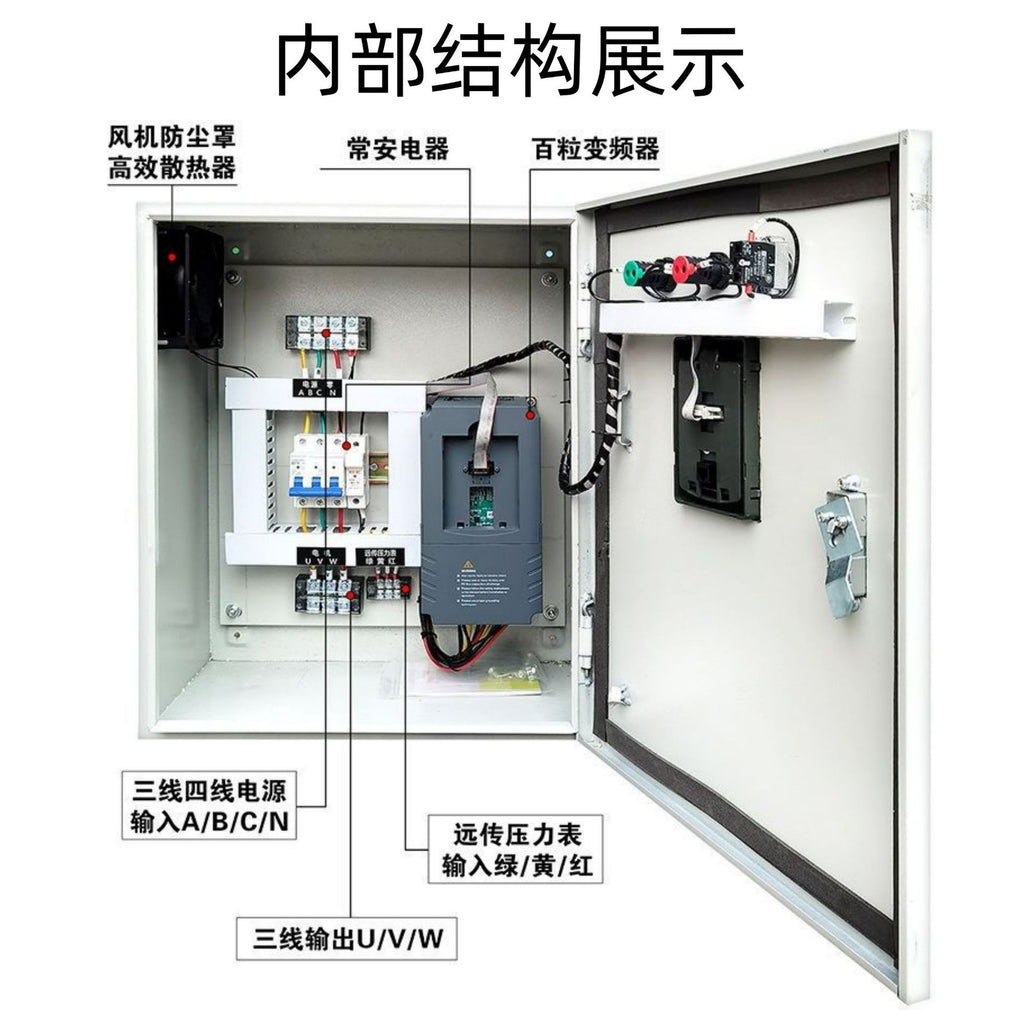 Delta variable frequency fan control box constant pressure water supply distribution cabinet fire equipment control cabinet water pump variable frequency control cabinet