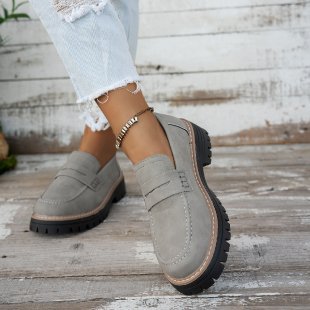 autumn new arrivals: plus-size women's loafers for cross-border e-commerce. available in sizes 36-43. wholesale options available. dropshipping to  and