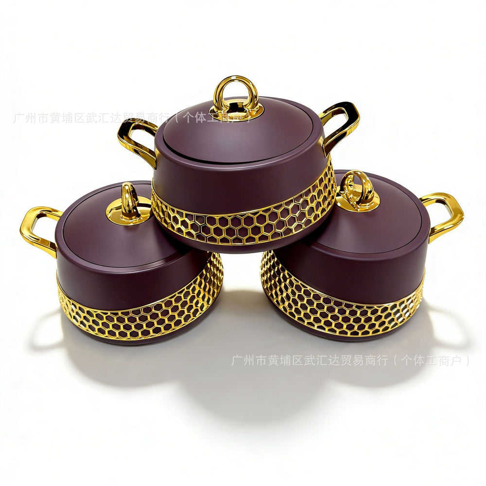 Insulation food warmer 3pcs large capacity insulated lunch box 2l 2.5l 3lset lunch box