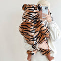 Baby clothes cute outing rompers heattech cartoon super cute winterthickened baby rompers one-piece jumpsuit