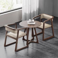 New chinoiserie ash wood dining chair solid wood chair tea table chair conference hotel restaurant tea chair backrest armrest dining chair