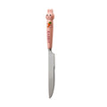 Pink rabbit table knife