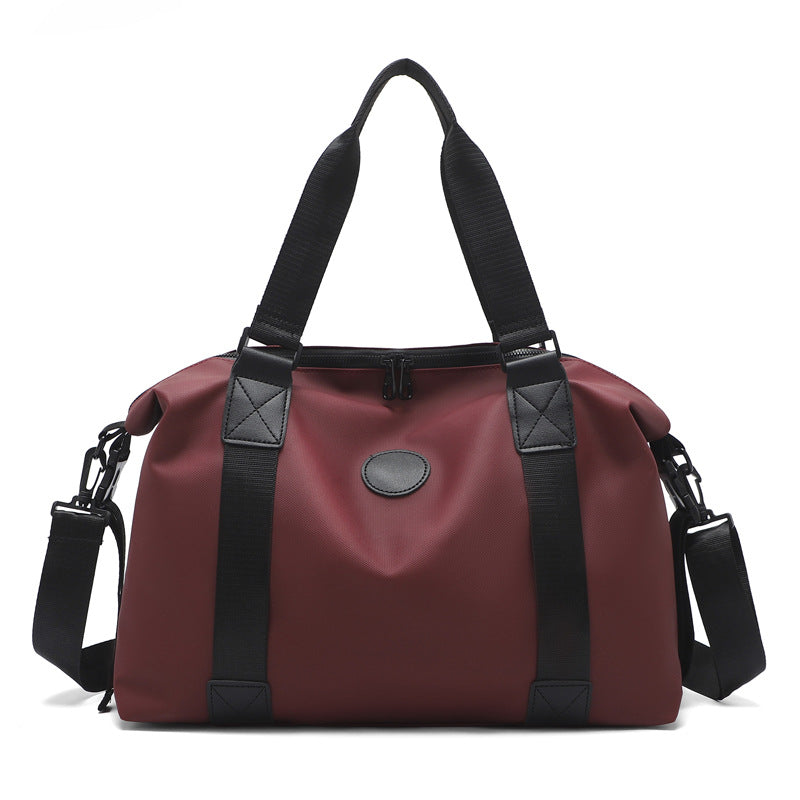 New short-distance lightweight travel bag, men's and women's large-capacity wet and dry separation fitness bag, trendy wear-resistant hand luggage bag
