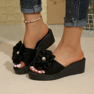 summer new arrival: plus-size wedge heel slippers for women (sizes 35-43). wholesale available. dropshipping for  &