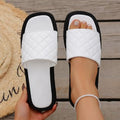 summer new arrival: plus-size chunky sole slides for women (sizes 36-42). wholesale available. dropshipping to  &