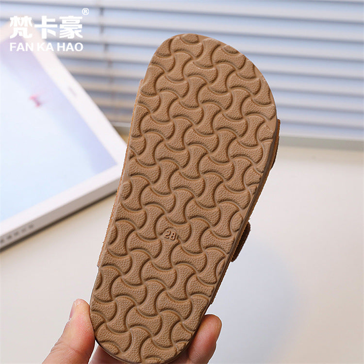 Birkenstock boys' cork sandals -  summer new collection - kids' indoor/outdoor sandals - big & tall boys' flip-flops