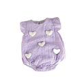 Newborn summer romper: adorable baby girl's bodysuit - super cute, lightweight, and stylish one-piece outfit