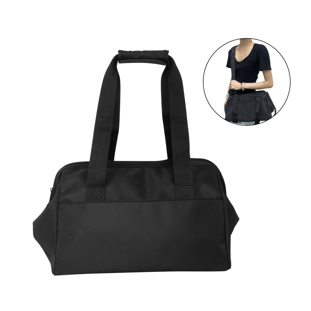 Hairdressing scissors bag two packs, hairdresser black scissors packaging box, scissors storage bag, leather bag, toolkit wholesale.